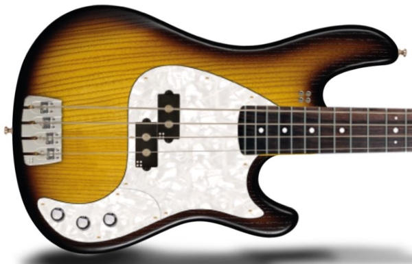 Sandberg California II VS4 (Aktiv) Pickguard, Whitepearl